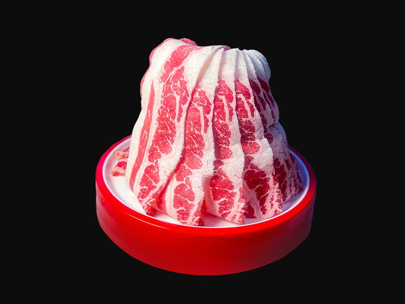 纯血和牛后胸